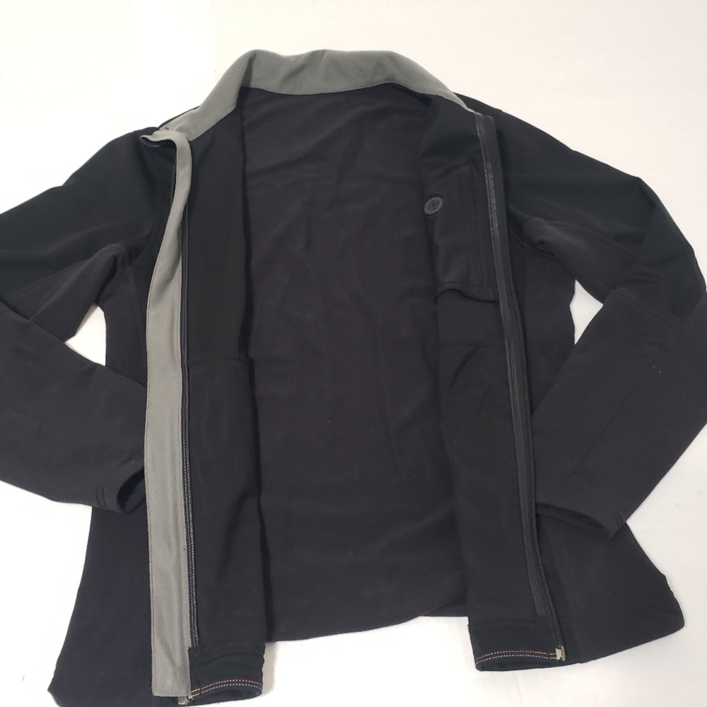 Lululemon athletica full zip Jacket Hoodie Men's sz small black - Picture 3 of 11